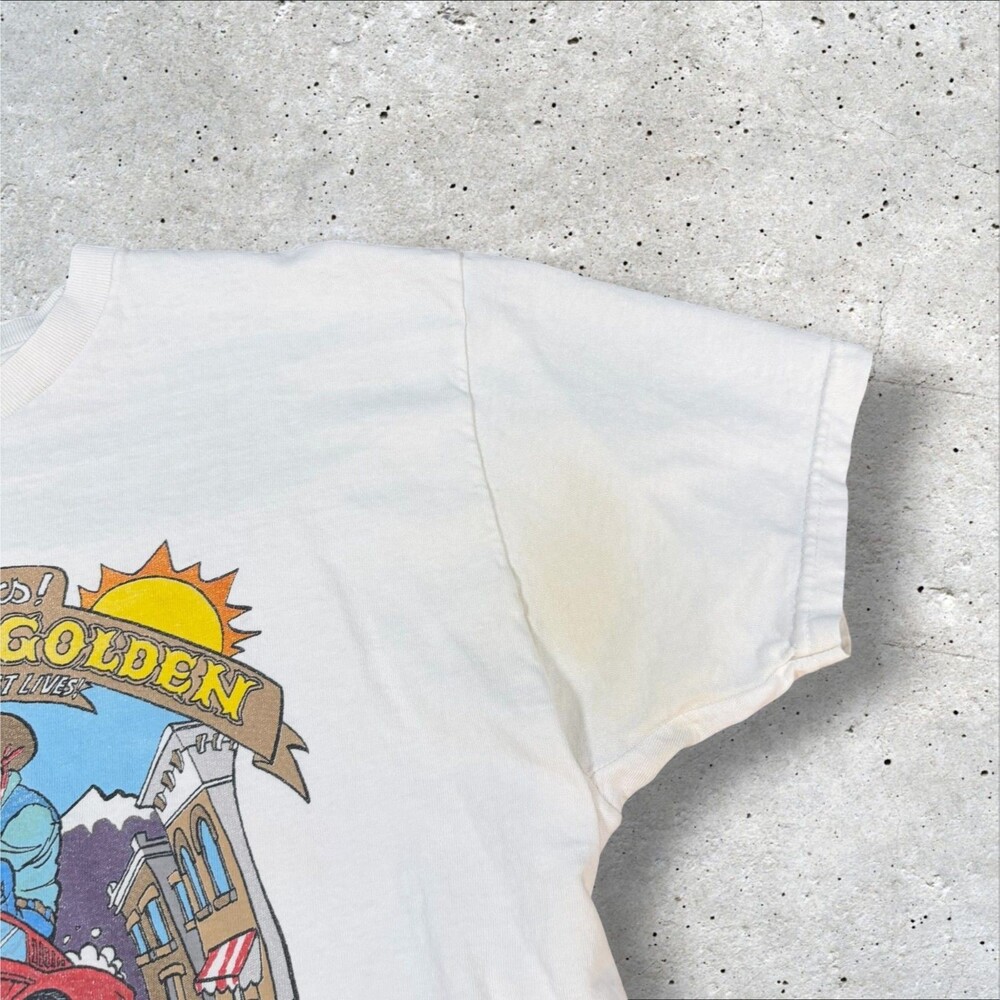 Vintage 2005 Wild West Auto Roundup T Shirt Golden Colorado Car Show L White - Picture 3 of 10